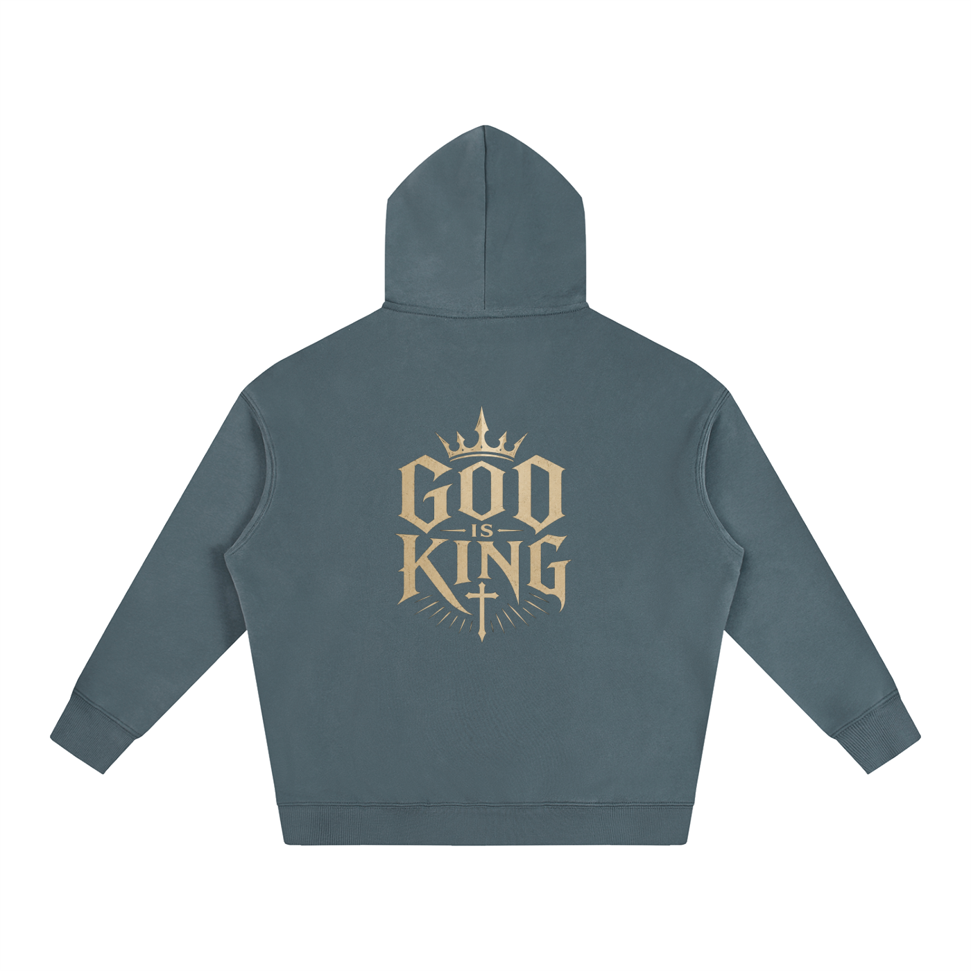 Jesus Christ GodisKing Oversize Fleeced Hoodie