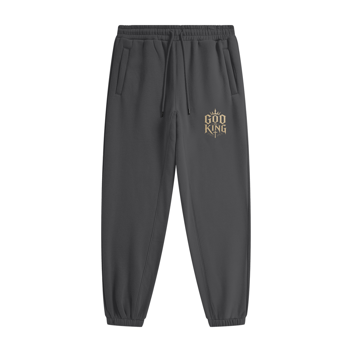 GOD IS KING Heavyweight Fleece Joggers