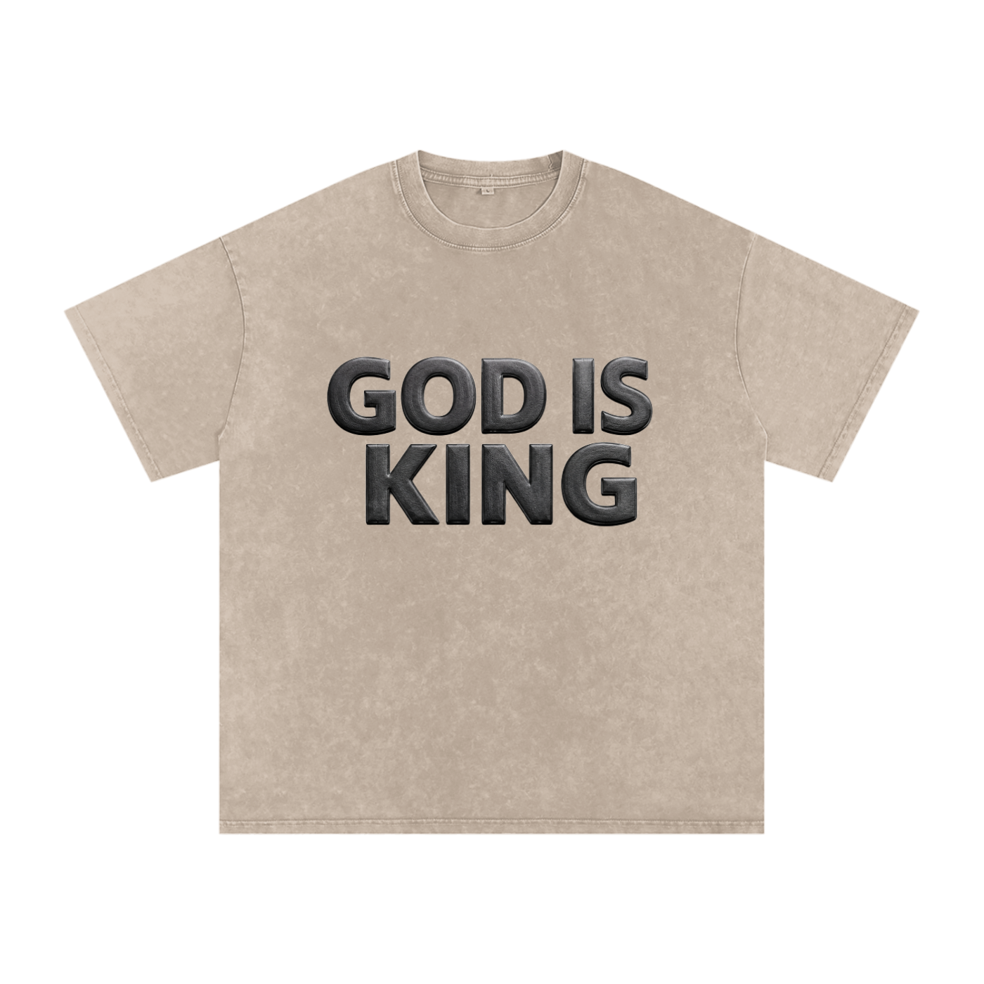 GOD IS KING Premium Oversized Faith Tee
