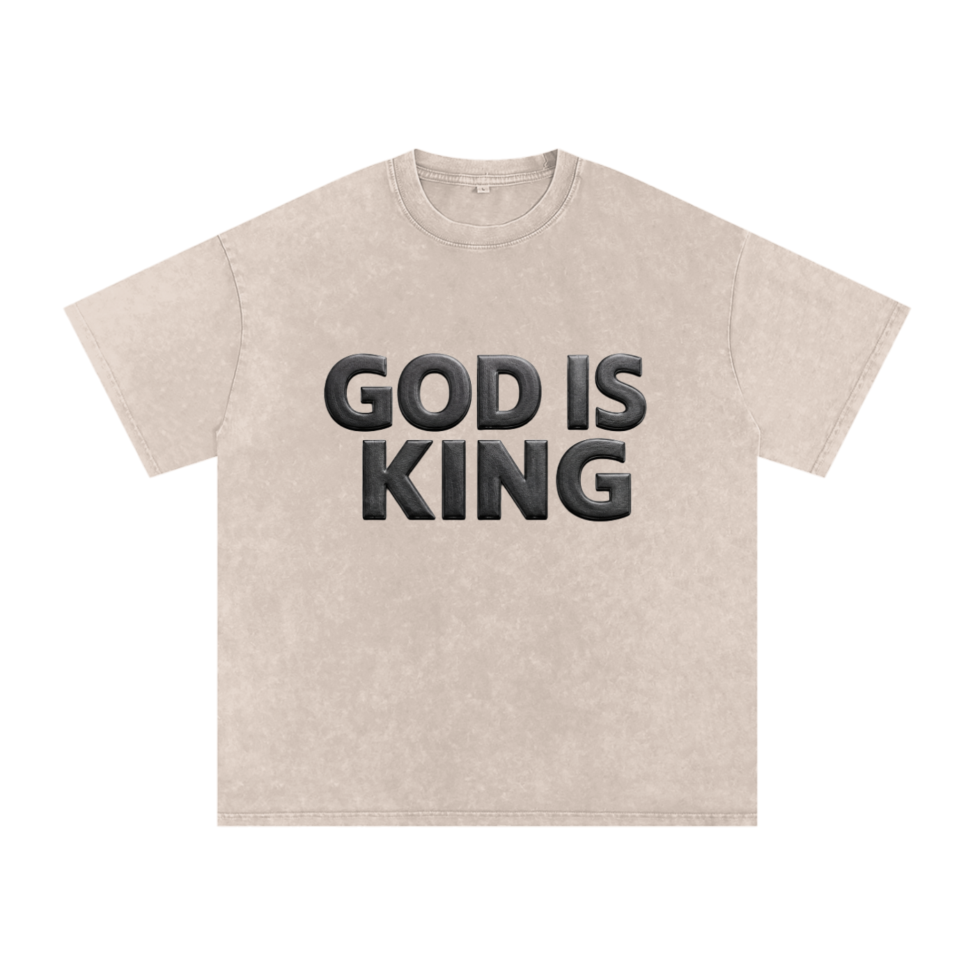 GOD IS KING Premium Oversized Faith Tee