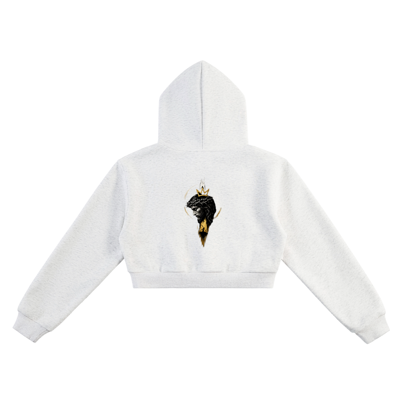 GOD IS KING Women’s Essential Cropped Hoodie