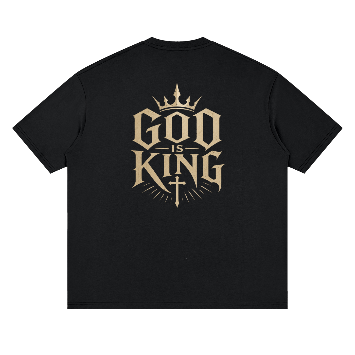 Jesus Streetwear Loose Drop Shoulder T-Shirt