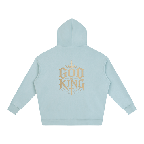 Jesus Christ GodisKing Oversize Fleeced Hoodie