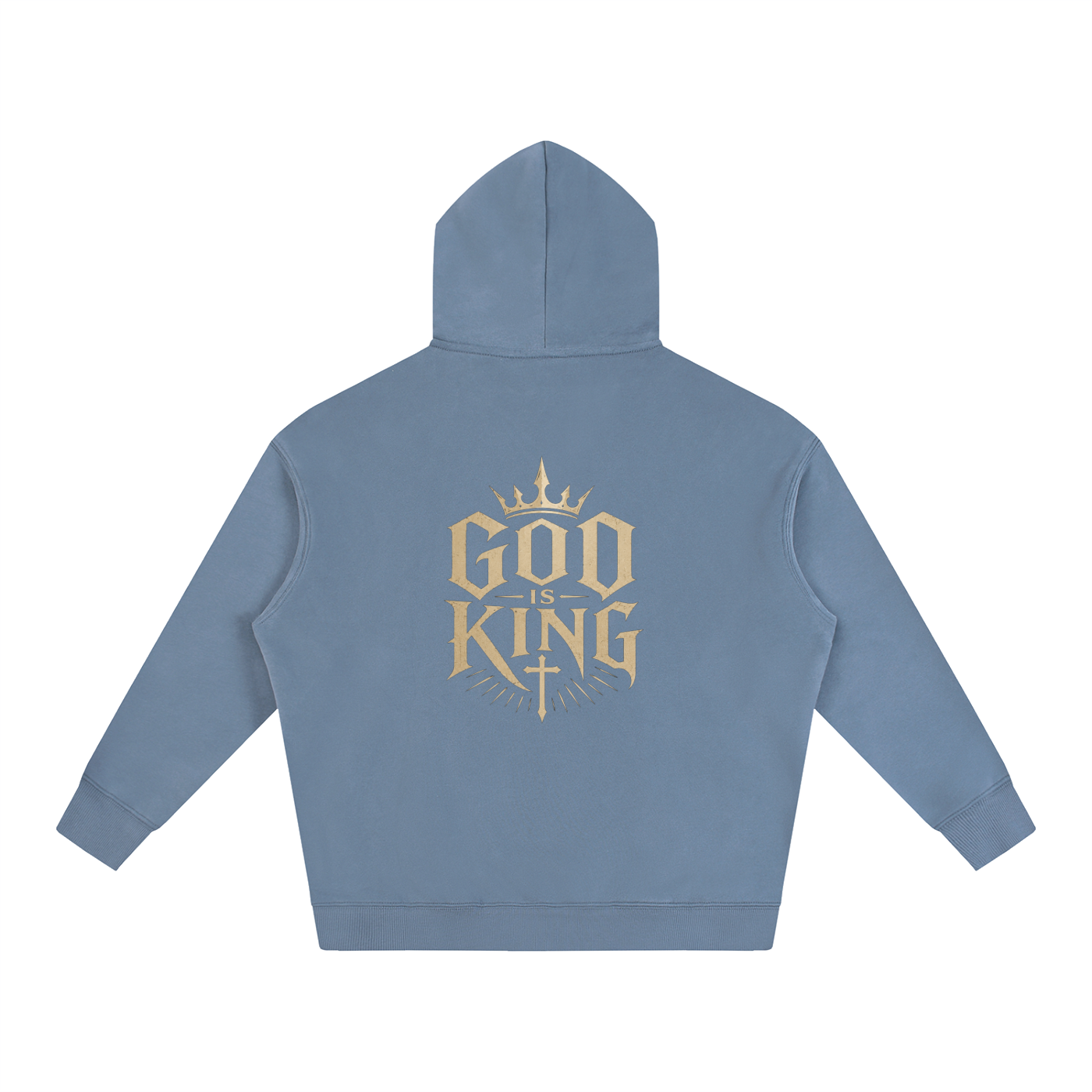 Jesus Christ GodisKing Oversize Fleeced Hoodie