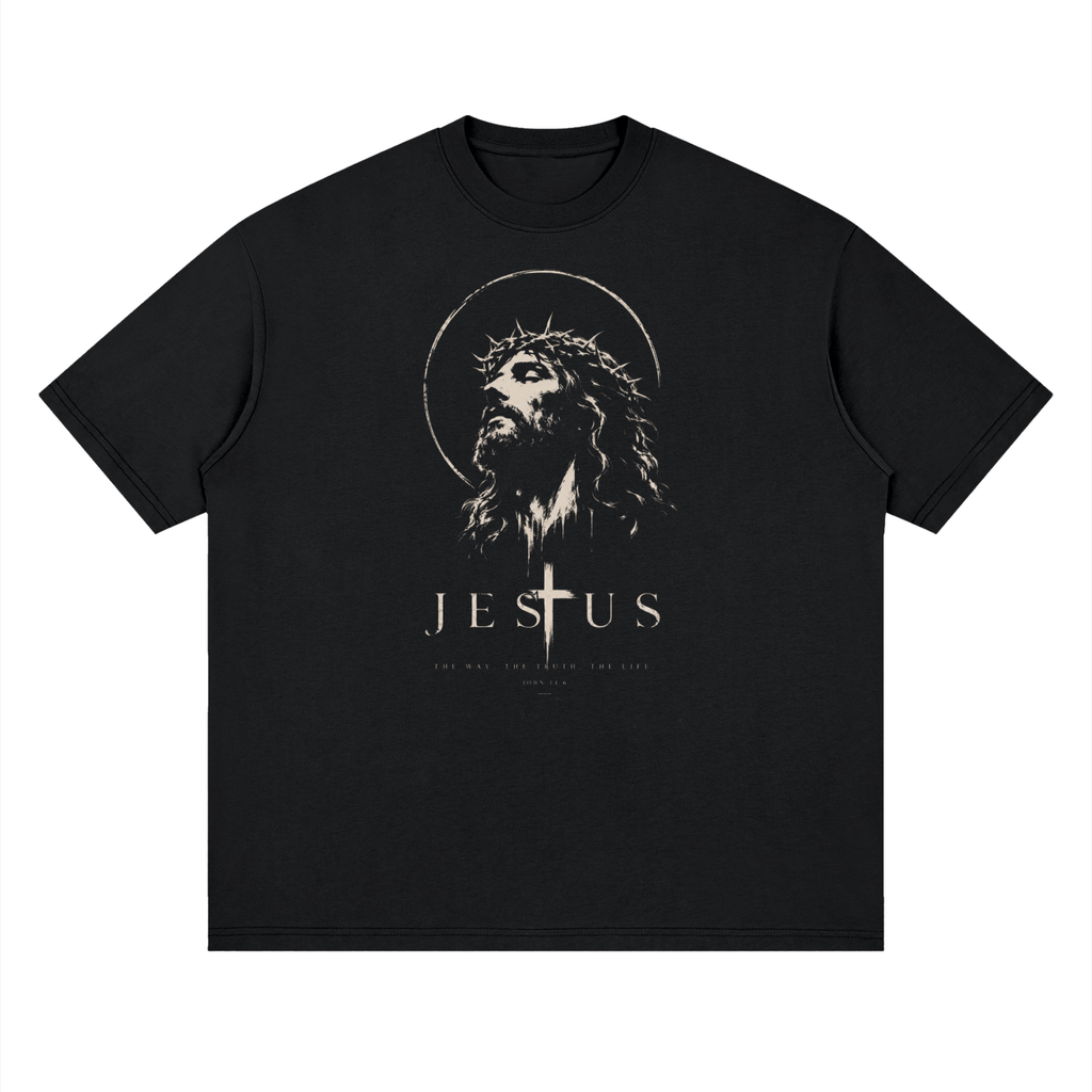 Christ Above All Oversized Tee