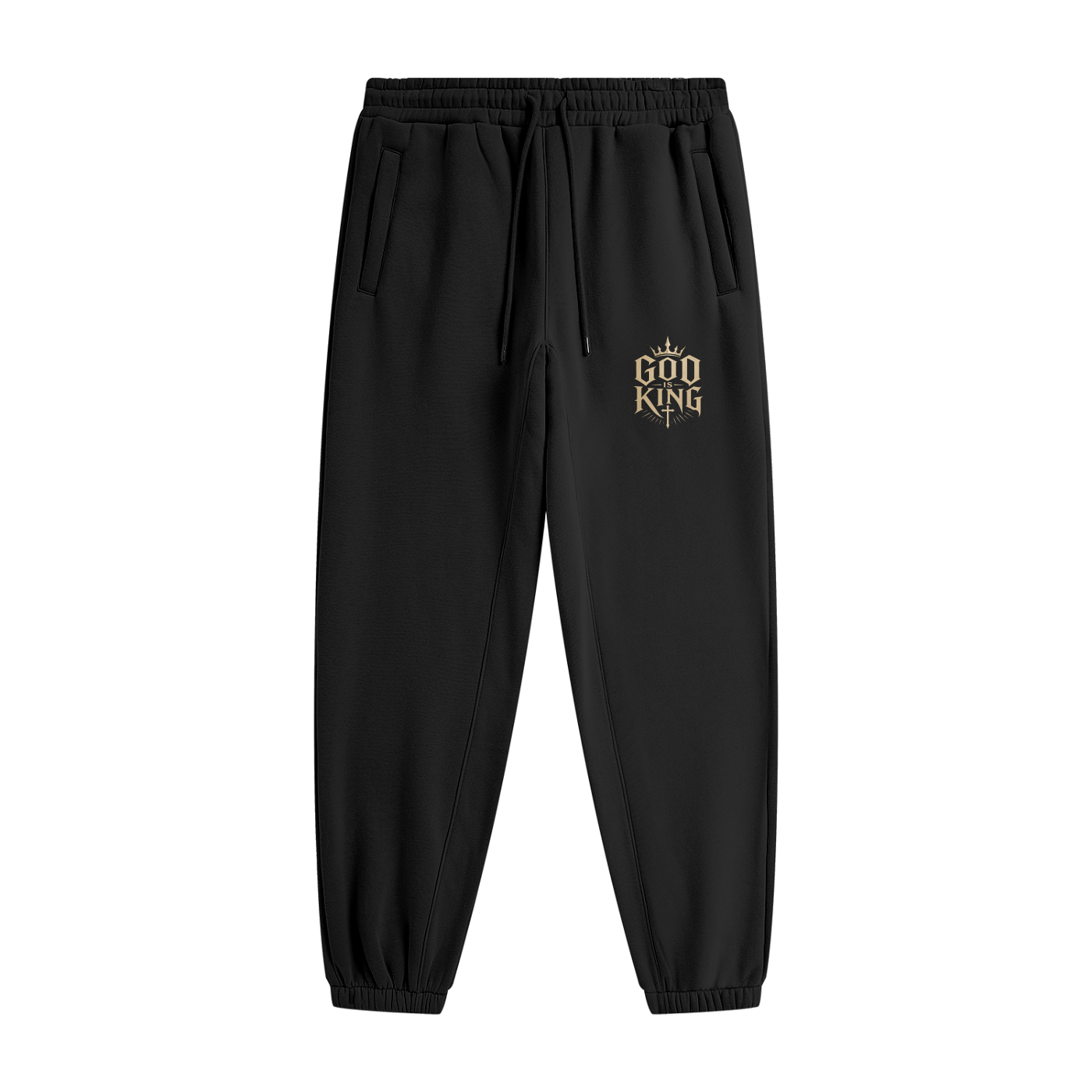 GOD IS KING Heavyweight Fleece Joggers