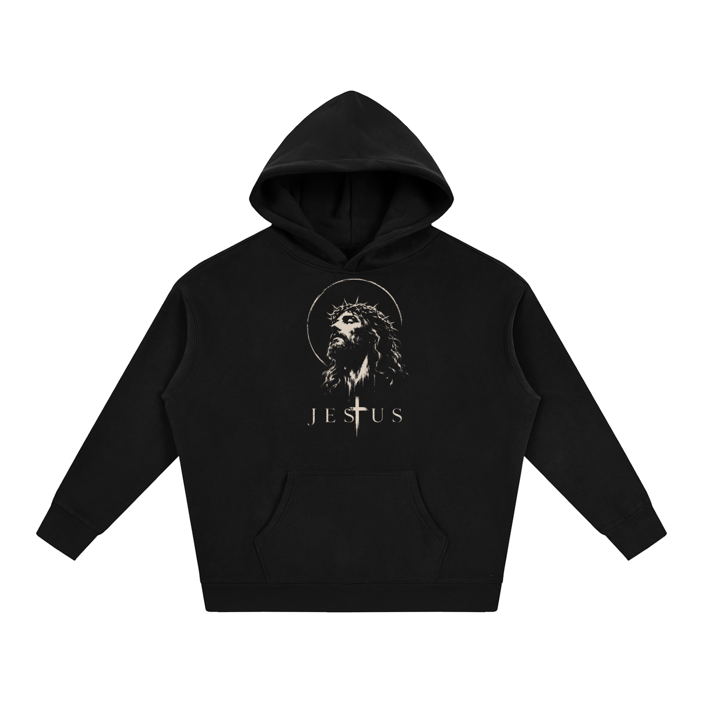 JESUS CHRIST Oversize Fleeced Hoodie