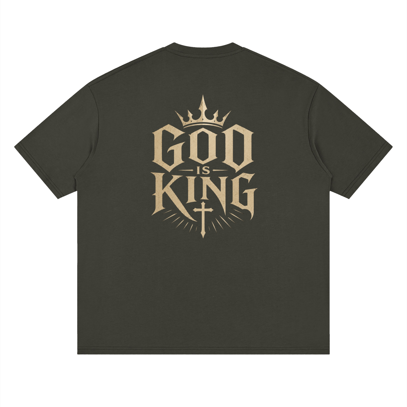 Jesus Streetwear Loose Drop Shoulder T-Shirt