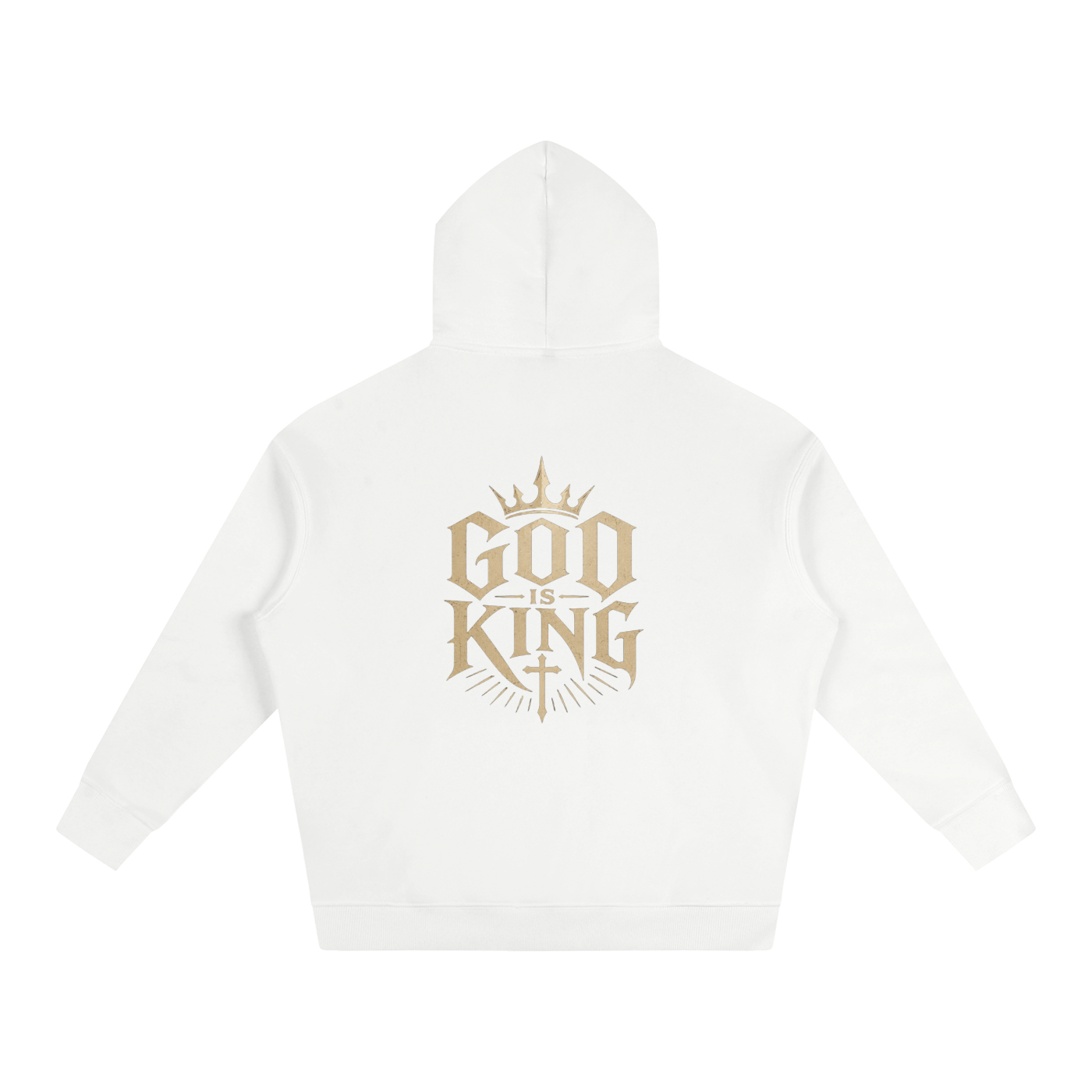 Jesus Christ GodisKing Oversize Fleeced Hoodie