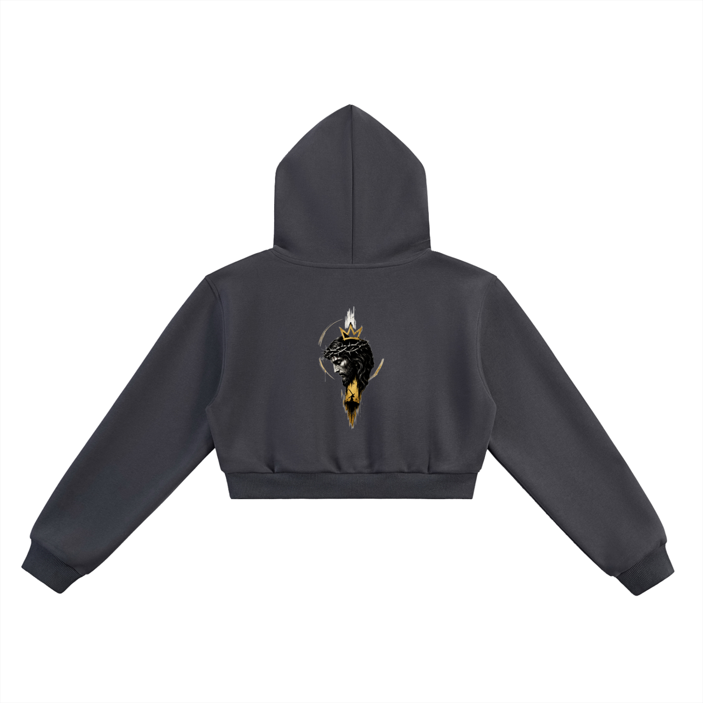 GOD IS KING Women’s Essential Cropped Hoodie